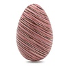 The Belgian Chocolate Makers Easter striped egg XL (ruby) 220 Grs The Belgian Chocolate Makers Easter striped egg XL (ruby) 220 Grs