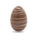 The Belgian Chocolate Makers Easter striped egg S (milk chocolate) 30 Grs The Belgian Chocolate Makers Easter striped egg S (milk chocolate) 30 Grs