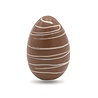 The Belgian Chocolate Makers Easter striped egg S (milk chocolate) 30 Grs The Belgian Chocolate Makers Easter striped egg S (milk chocolate) 30 Grs