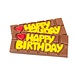 The Belgian Chocolate Makers Chocolate bar ''Happy Birthday'' (milk) 45 Grs The Belgian Chocolate Makers Chocolate bar ''Happy Birthday'' (milk) 45 Grs