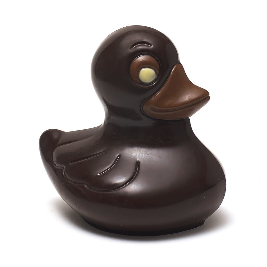 Duck figurine (dark chocolate) 420 Grs