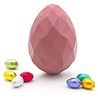 The Belgian Chocolate Makers Diamond Easter egg XL (ruby chocolate) 320 Grs The Belgian Chocolate Makers Diamond Easter egg XL (ruby chocolate) 320 Grs