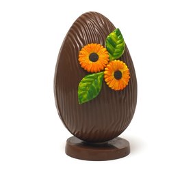 The Belgian Chocolate Makers Sunflower egg XL (milk) 400 Grs The Belgian Chocolate Makers Sunflower egg XL (milk) 400 Grs