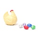 The Belgian Chocolate Makers Easter hen (white) 80 Grs The Belgian Chocolate Makers Easter hen (white) 80 Grs