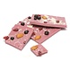The Belgian Chocolate Makers Broken chocolate bars (ruby 47.3% with cranberries, cassis and almonds) 200 Grs The Belgian Chocolate Makers Broken chocolate bars (ruby 47.3% with cranberries, cassis and almonds) 200 Grs