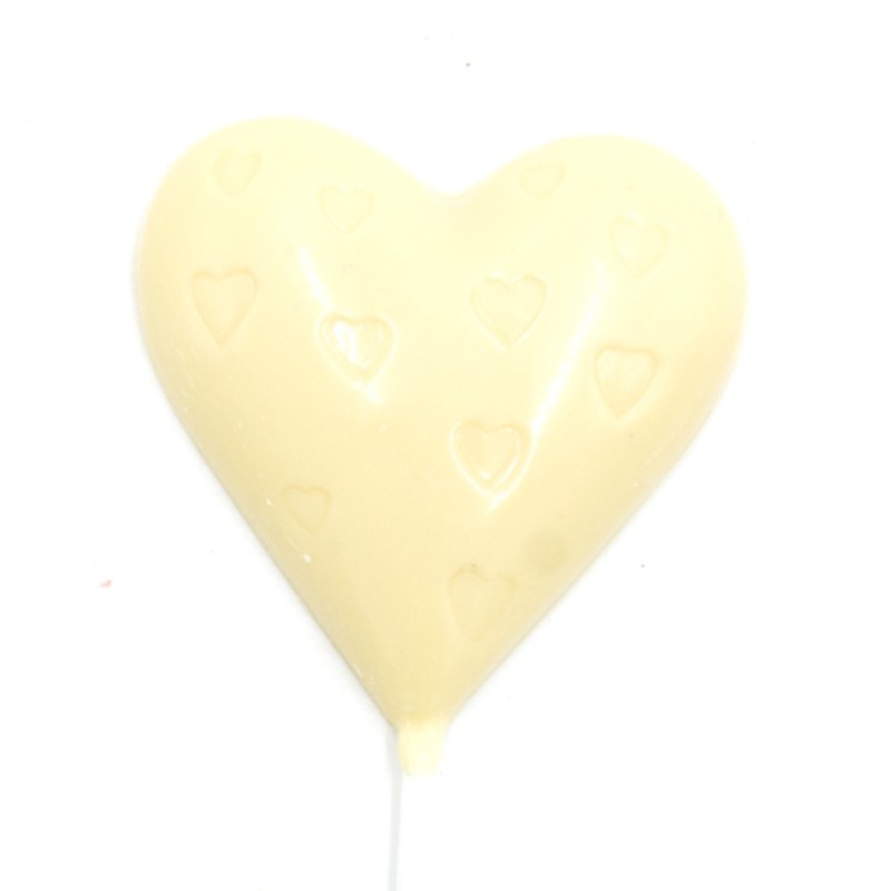 Heart lollipop (white) 30 Grs Heart lollipop (white) 30 Grs
