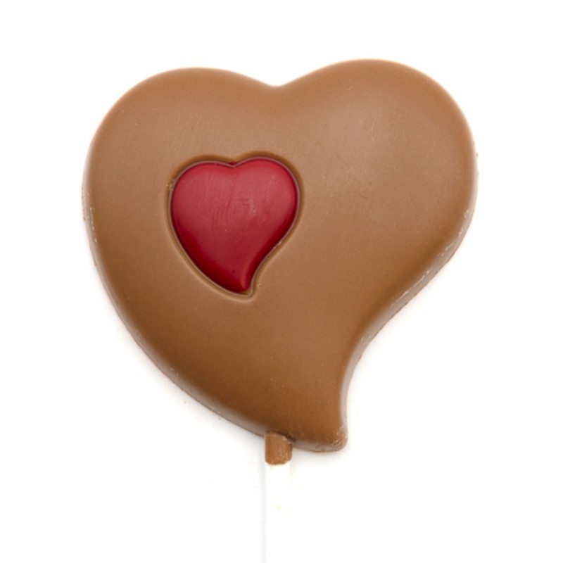 Lollipop heart (red) 25Grs Lollipop heart (red) 25Grs