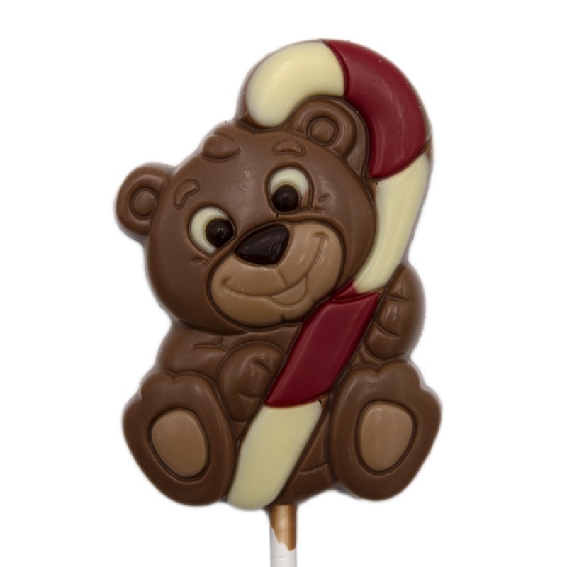 Lollipop Christmas bear (milk) 35 Grs