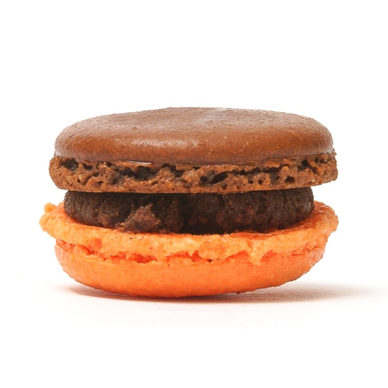 Macaron dark chocolate orange Macaron dark chocolate orange