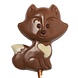 The Belgian Chocolate Makers Fox lollipop (milk) 20 Grs The Belgian Chocolate Makers Fox lollipop (milk) 20 Grs