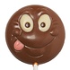 The Belgian Chocolate Makers Smiley emoji lollipop (milk) 20 Grs The Belgian Chocolate Makers Smiley emoji lollipop (milk) 20 Grs