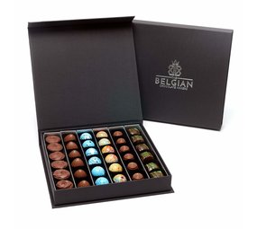 Diamond egg M (dark chocolate) 180 Grs - The Belgian Chocolate Makers