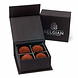 The Belgian Chocolate Makers Belgian chocolate truffles gift box (cacao) 50 Grs The Belgian Chocolate Makers Belgian chocolate truffles gift box (cacao) 50 Grs