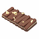 The Belgian Chocolate Makers Fingers chocolate bar (milk/white) 90 Grs The Belgian Chocolate Makers Fingers chocolate bar (milk/white) 90 Grs