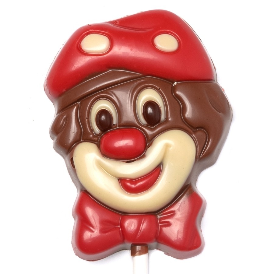 Clown emoji lollipop (milk) 25 Grs