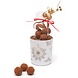 The Belgian Chocolate Makers Truffles in decorative pot (cacao) 150Grs The Belgian Chocolate Makers Truffles in decorative pot (cacao) 150Grs