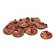 The Belgian Chocolate Makers Mendiants milk with walnuts, cranberries, cassis and raspberries 150 Grs The Belgian Chocolate Makers Mendiants milk with walnuts, cranberries, cassis and raspberries 150 Grs