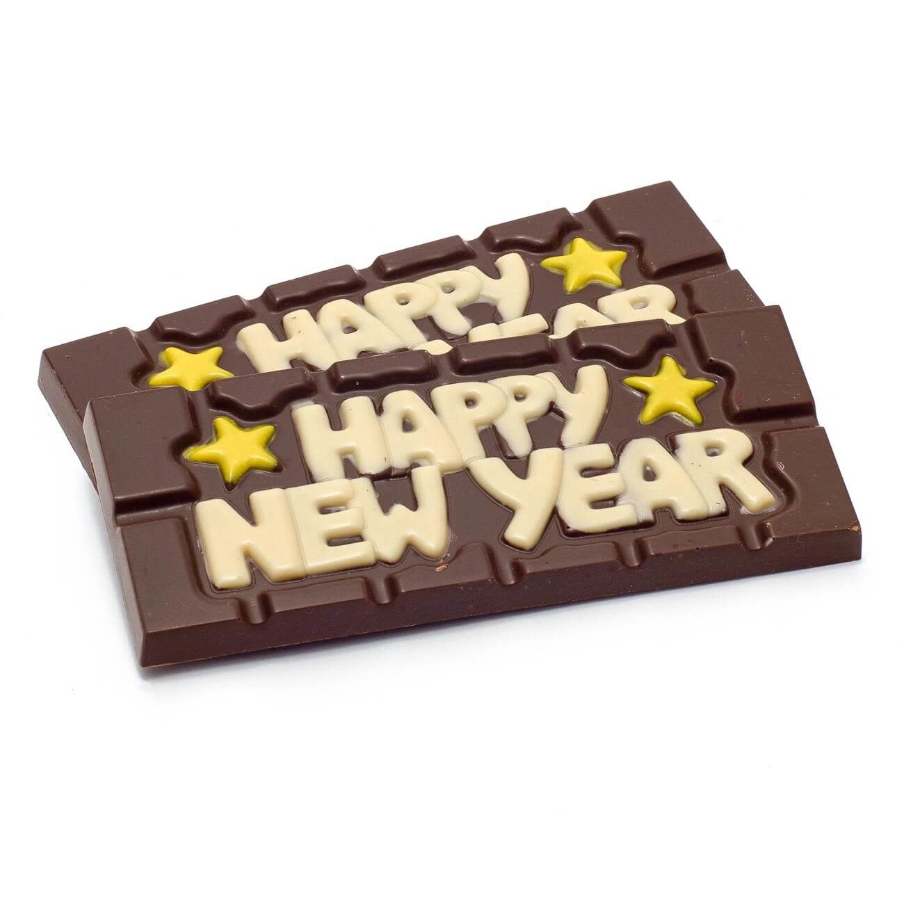 happy new year with chocolate