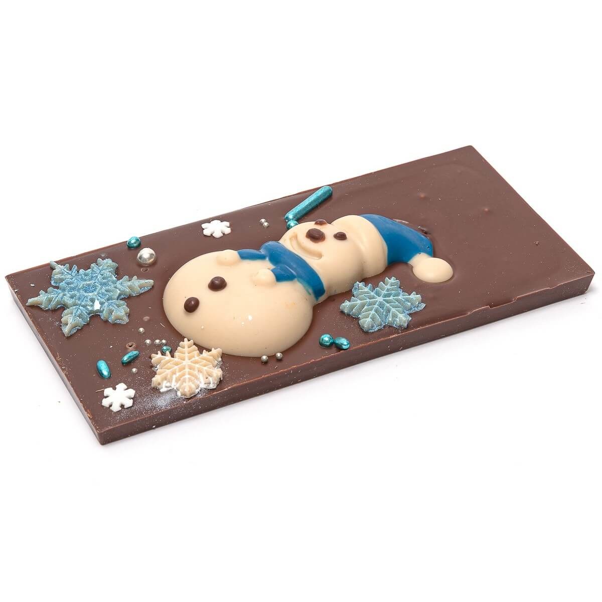 Winter chocolate bar (dark) 140 Grs Winter chocolate bar (dark) 140 Grs