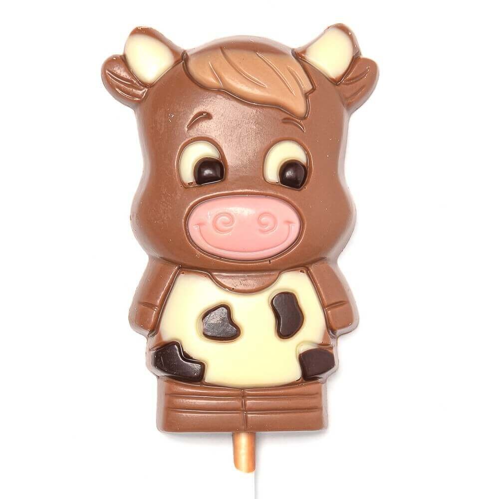 Lollipop cow Lola (milk chocolate) 35 Grs Lollipop cow Lola (milk chocolate) 35 Grs