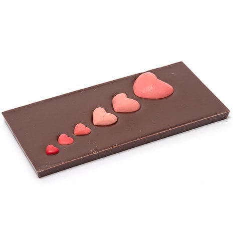 Mini Heart Beans Chocolate Bar Silicone Mould