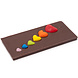 The Belgian Chocolate Makers Rainbow hearts chocolate bar (dark chocolate) 110 Grs The Belgian Chocolate Makers Rainbow hearts chocolate bar (dark chocolate) 110 Grs