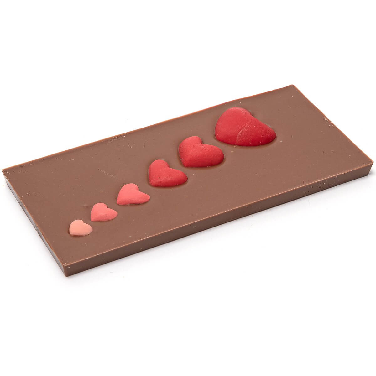 Red hearts chocolate bar (milk chocolate) 110 Grs Red hearts chocolate bar (milk chocolate) 110 Grs