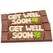 The Belgian Chocolate Makers Chocolate bar ''Get well soon'' (milk) 45 Grs The Belgian Chocolate Makers Chocolate bar ''Get well soon'' (milk) 45 Grs