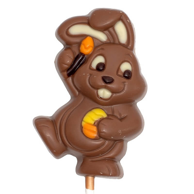 Lollipop bunny Pablo (milk chocolate) 35 Grs Lollipop bunny Pablo (milk chocolate) 35 Grs