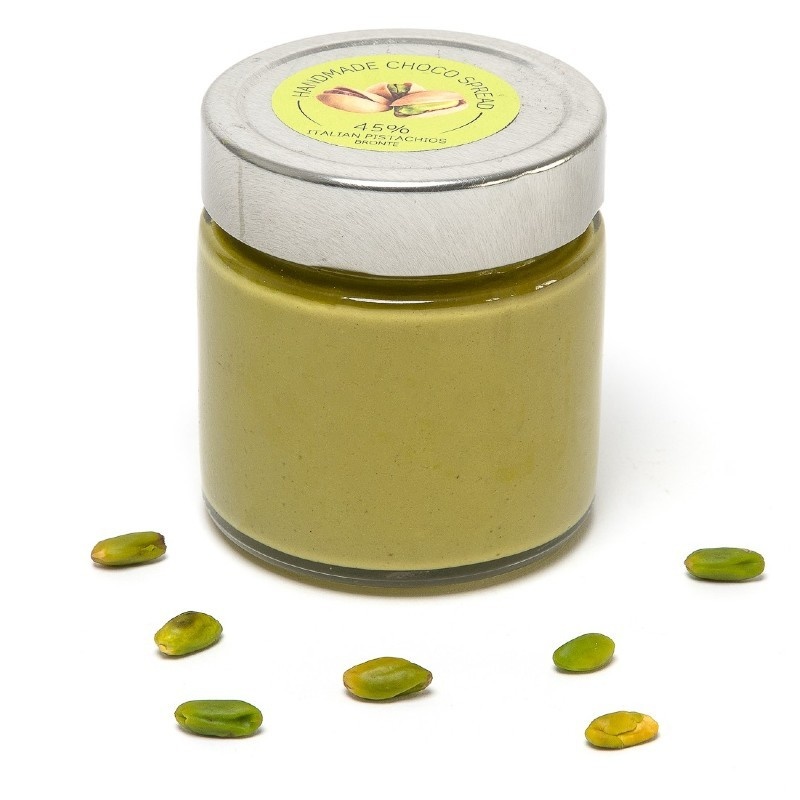 Chocolate spread (45% Bronte DOP pistachios) Chocolate spread (45% Bronte DOP pistachios)