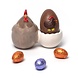 The Belgian Chocolate Makers Ceramic hen egg cup with chocolate egg 80 Grs (milk chocolate) The Belgian Chocolate Makers Ceramic hen egg cup with chocolate egg 80 Grs (milk chocolate)