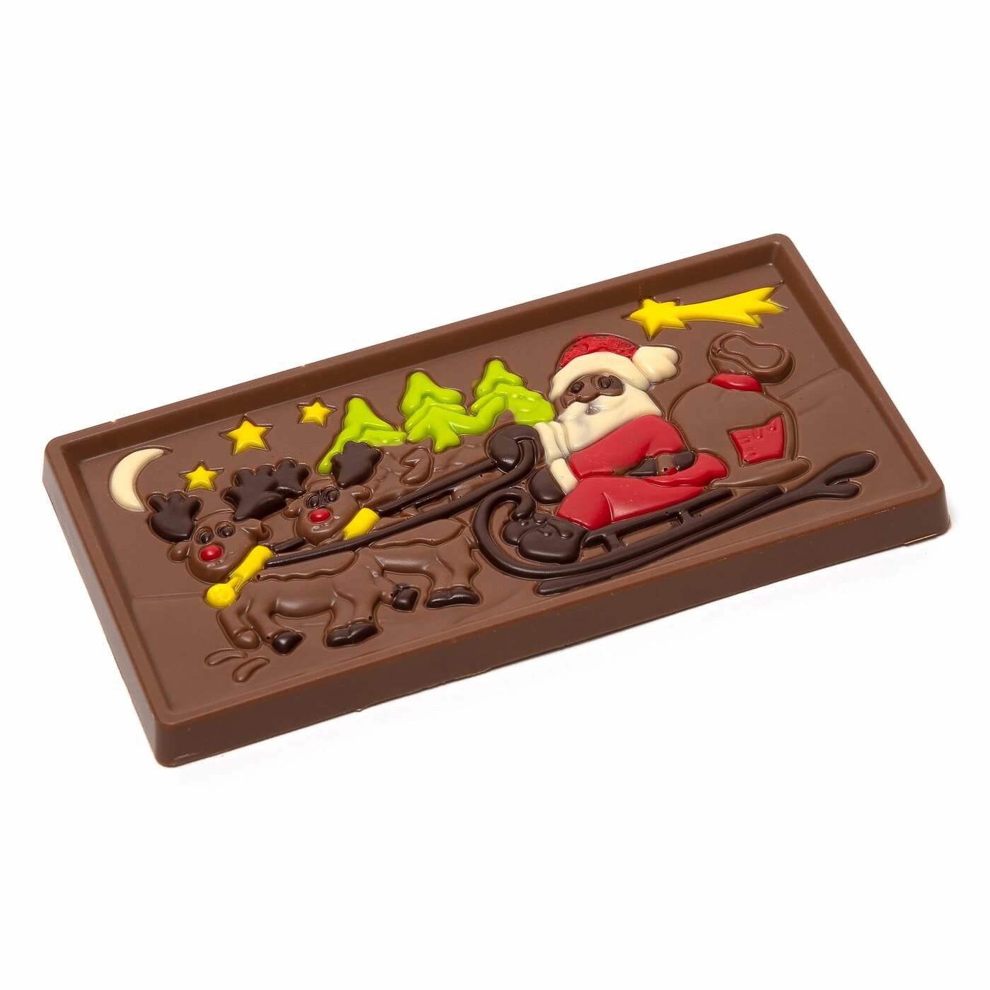 Santa Claus chocolate bar (milk chocolate) 105 Grs Santa Claus chocolate bar (milk chocolate) 105 Grs