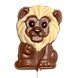 The Belgian Chocolate Makers Lollipop lion white mane (milk chocolate) 25 Grs The Belgian Chocolate Makers Lollipop lion white mane (milk chocolate) 25 Grs