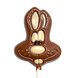 The Belgian Chocolate Makers Lollipop bunny face (milk chocolate) 15 Grs The Belgian Chocolate Makers Lollipop bunny face (milk chocolate) 15 Grs