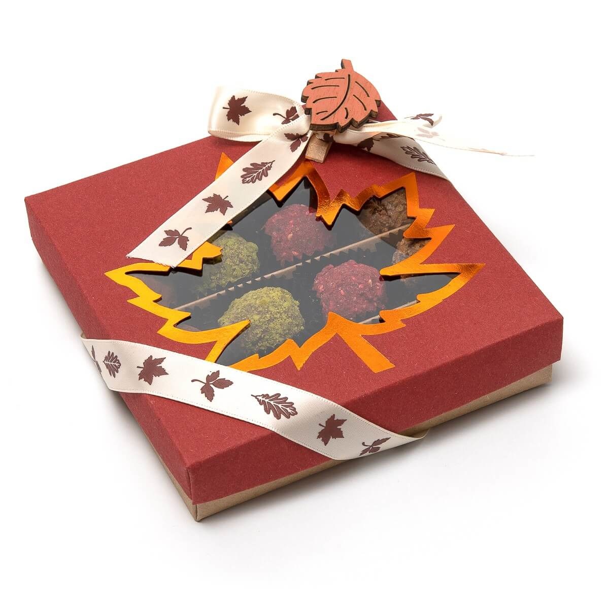 Autumn box of 16 truffles (mix) 240 Grs Autumn box of 16 truffles (mix) 240 Grs