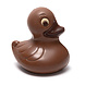 The Belgian Chocolate Makers Duck figurine (milk chocolate) 300 Grs The Belgian Chocolate Makers Duck figurine (milk chocolate) 300 Grs