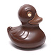 The Belgian Chocolate Makers Duck figurine (dark chocolate) 300 Grs The Belgian Chocolate Makers Duck figurine (dark chocolate) 300 Grs