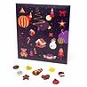 The Belgian Chocolate Makers Advent calendar (carton) 24 chocolate figurines The Belgian Chocolate Makers Advent calendar (carton) 24 chocolate figurines