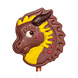 The Belgian Chocolate Makers Lollipop dragon (milk chocolate) 20 Grs The Belgian Chocolate Makers Lollipop dragon (milk chocolate) 20 Grs