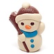 The Belgian Chocolate Makers Snowman figurine (white chocolate) 150 Grs The Belgian Chocolate Makers Snowman figurine (white chocolate) 150 Grs