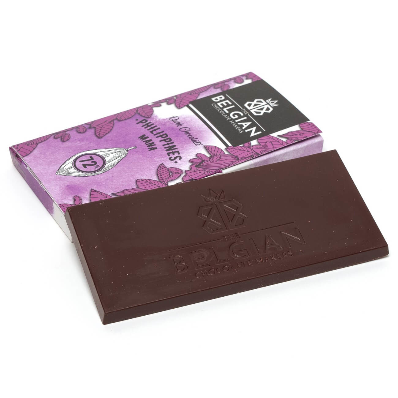 Handmade chocolate bar (dark 72%) Philippines "Mana" 100 Grs Handmade chocolate bar (dark 72%) Philippines "Mana" 100 Grs