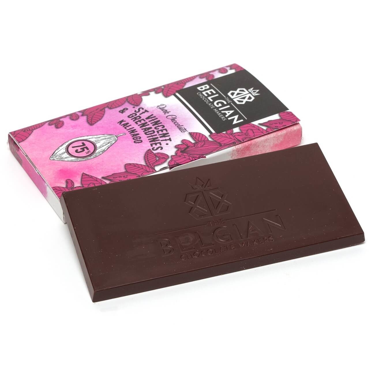 Handmade chocolate bar (dark 75%) Saint Vincent & Grenadines "Kalinago" 100 Grs Handmade chocolate bar (dark 75%) Saint Vincent & Grenadines "Kalinago" 100 Grs
