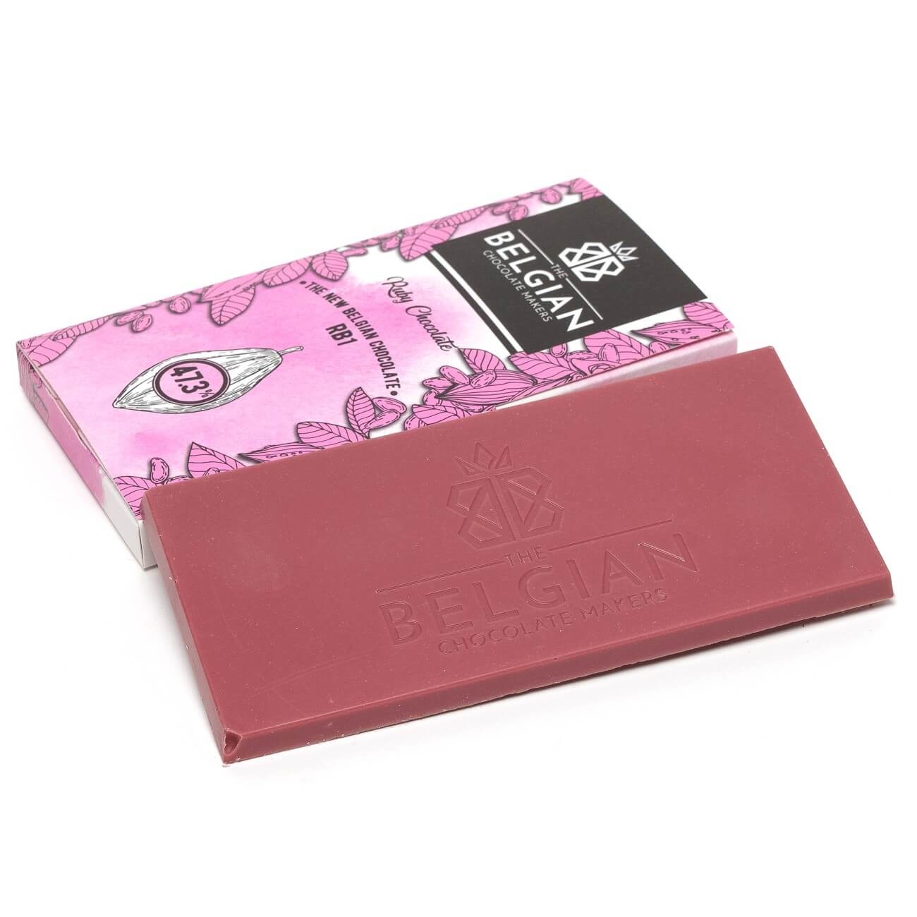 Handmade chocolate bar (ruby 47.3%) 100 Grs Handmade chocolate bar (ruby 47.3%) 100 Grs