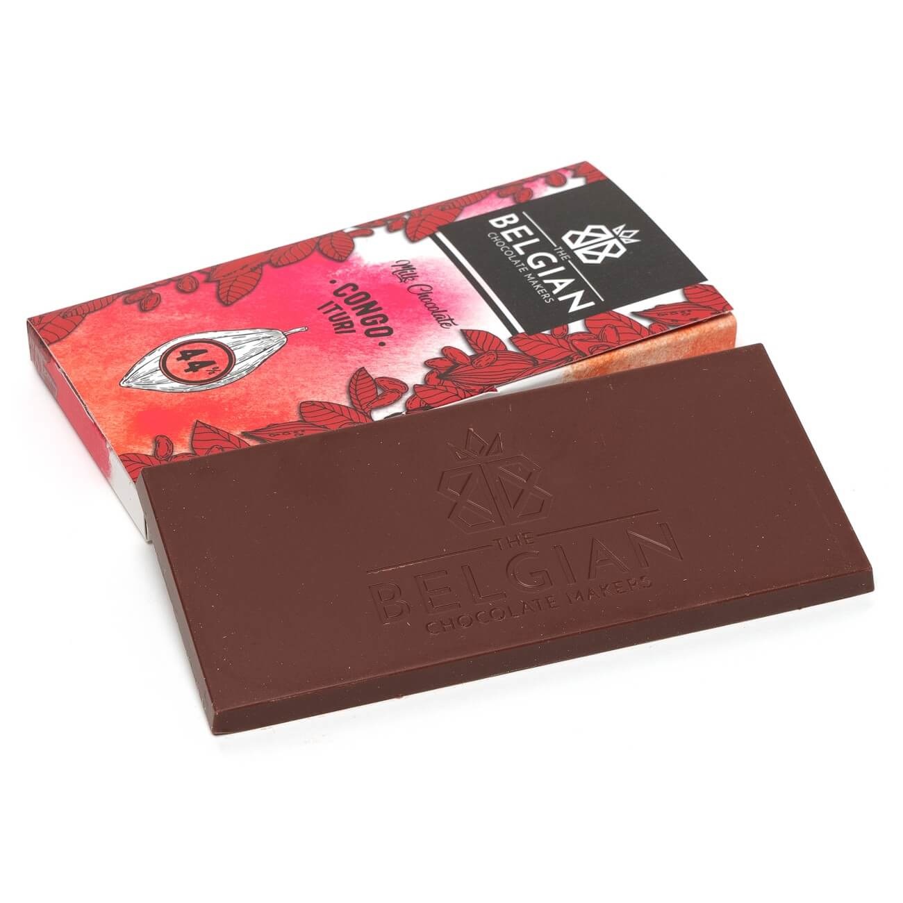 Handmade chocolate bar (milk 44%) Congo "Ituri" 100 Grs Handmade chocolate bar (milk 44%) Congo "Ituri" 100 Grs