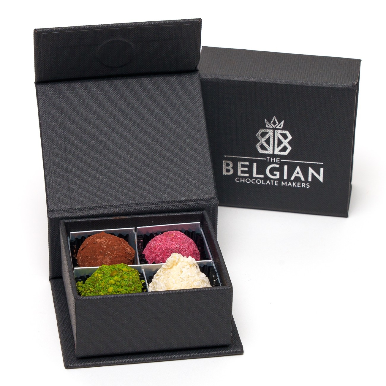 Belgian chocolate truffles gift box (mix) 50 Grs Belgian chocolate truffles gift box (mix) 50 Grs