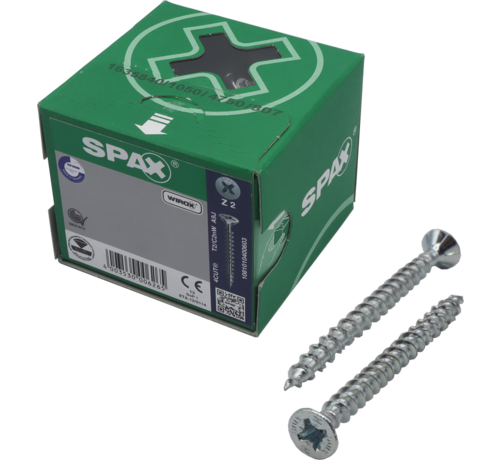 Spax Spax®  WIROX spaanplaatschroef platkop kruiskop  3x20/68 mm Z1