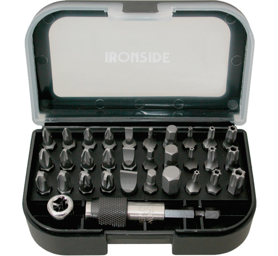 Ironside bitset 32-delig in kunststof koffer