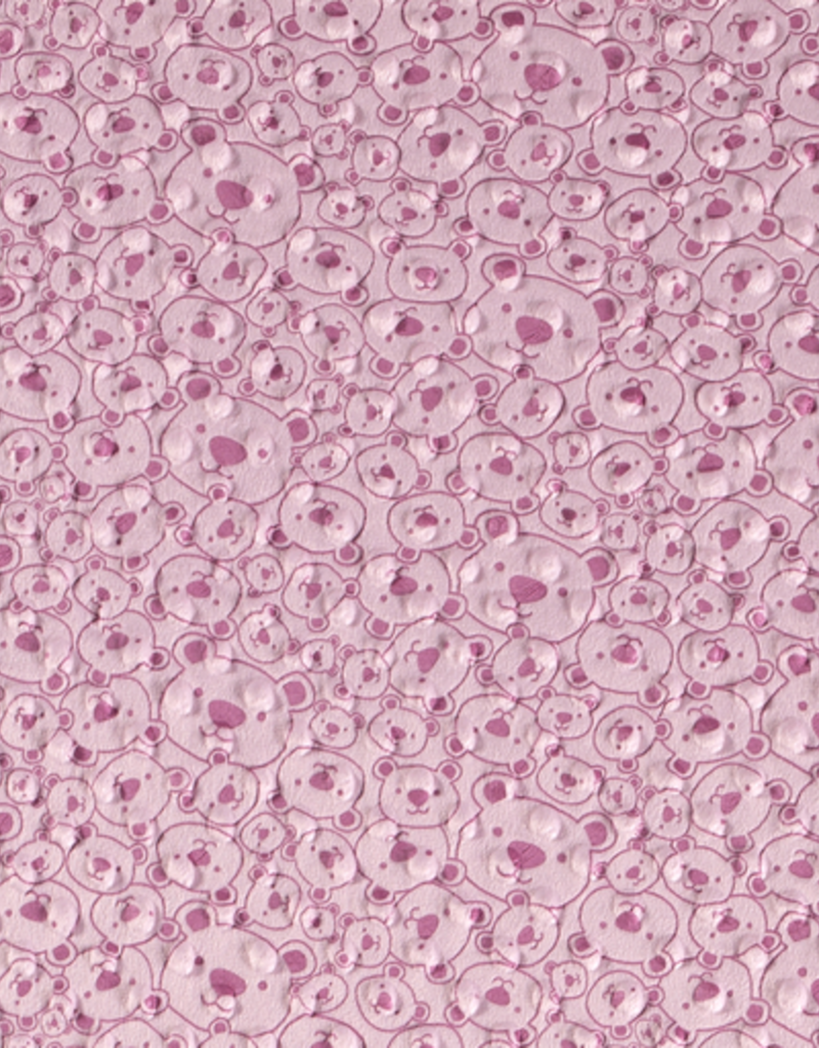 Minky print beer roze