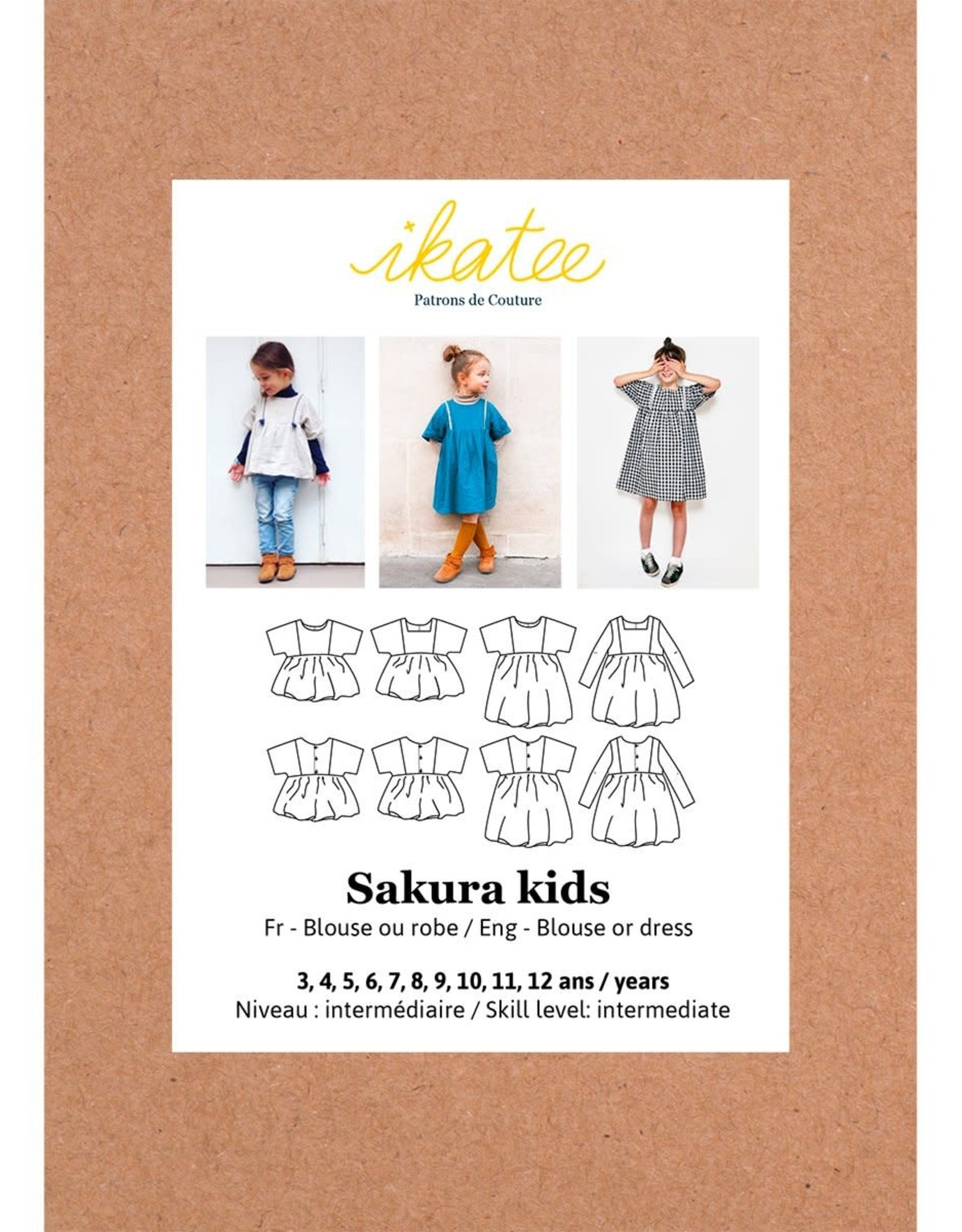Ikatee Sakura kids blouse/dress