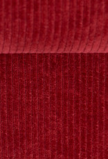 Ribfluweel tricot burgundy